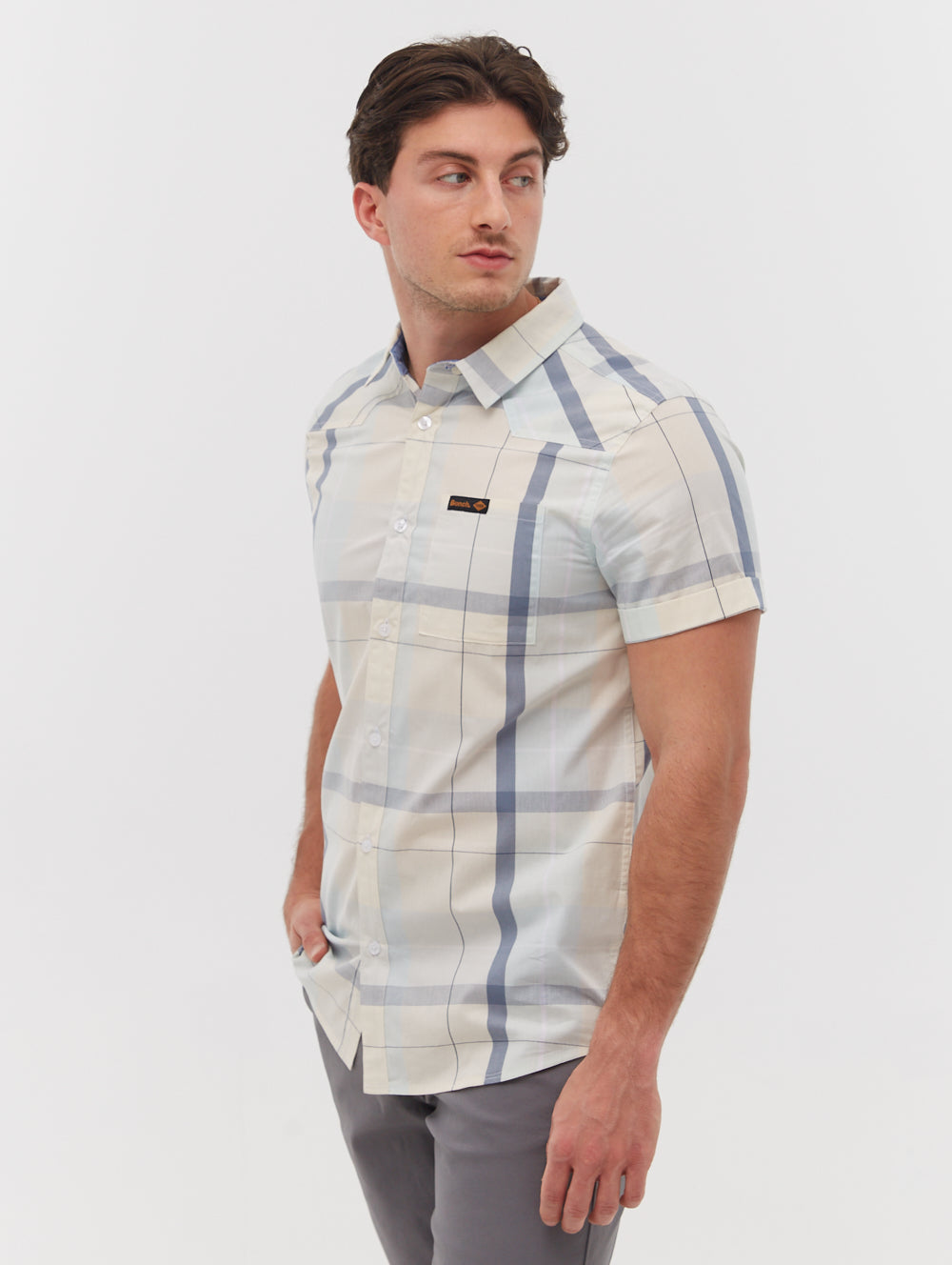 Naleb Short Sleeve Check Shirt -