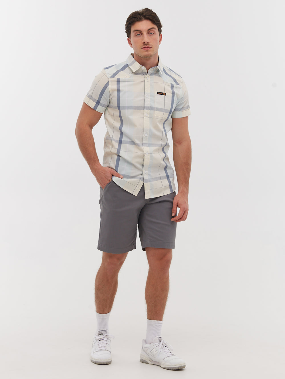 Naleb Short Sleeve Check Shirt -