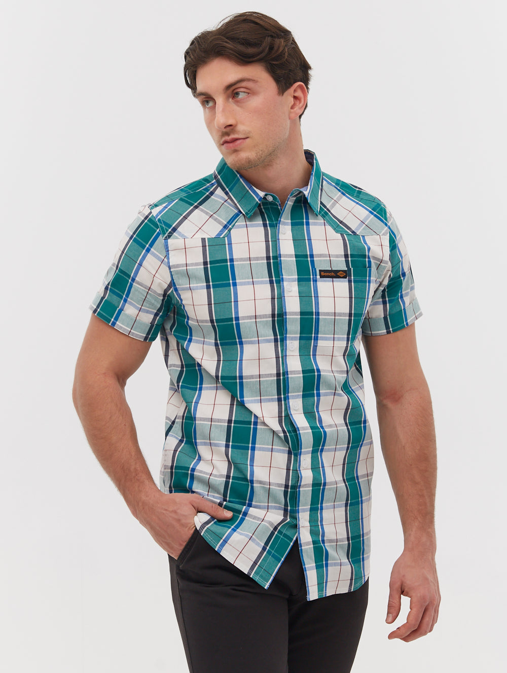 Stavo Short Sleeve Check Shirt -