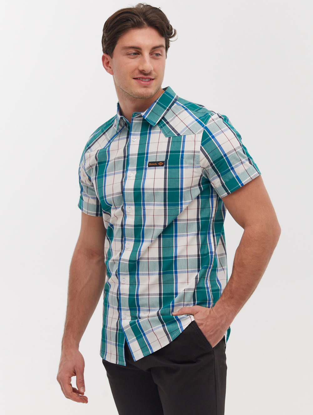 Stavo Short Sleeve Check Shirt -