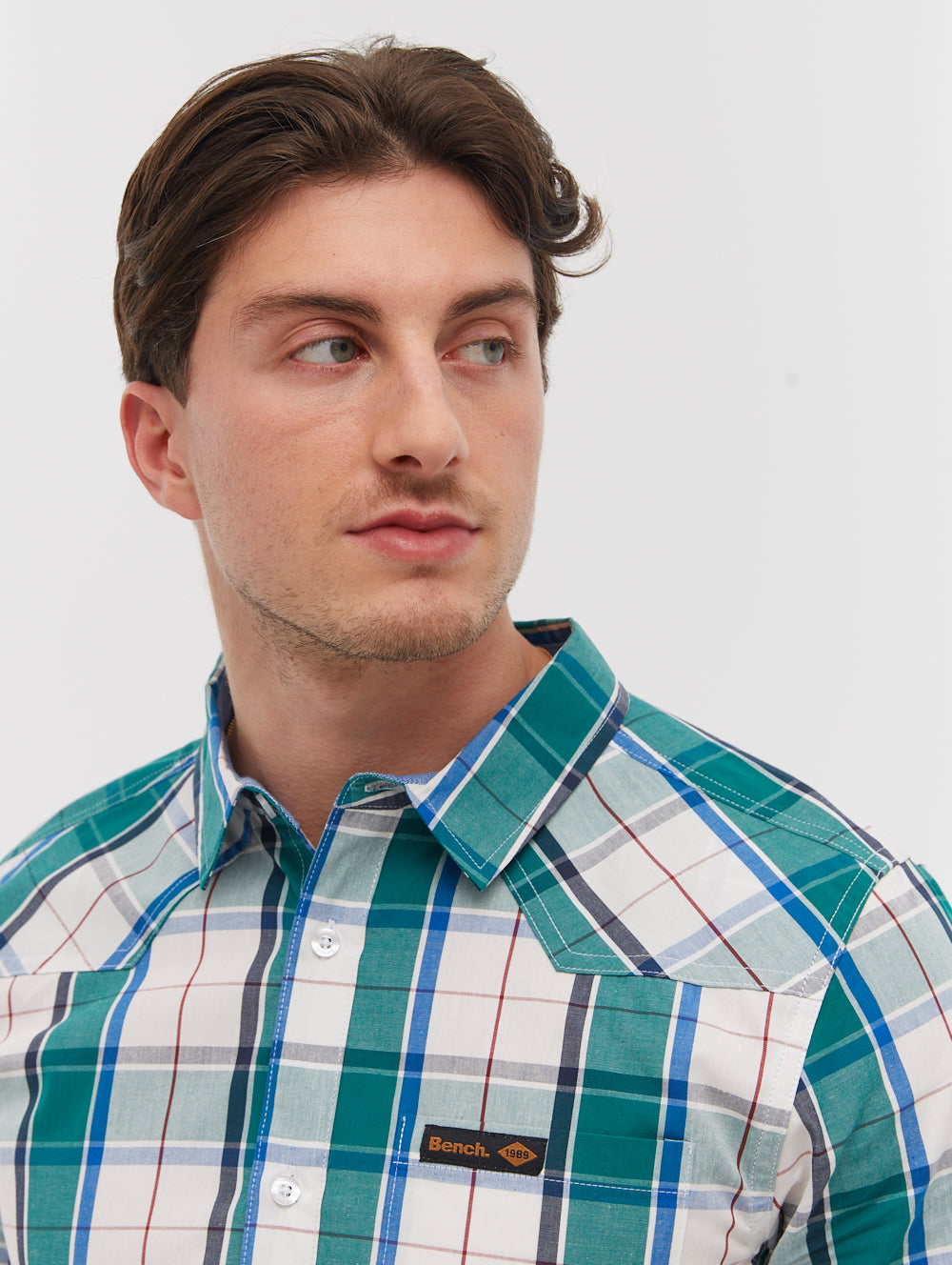 Stavo Short Sleeve Check Shirt -