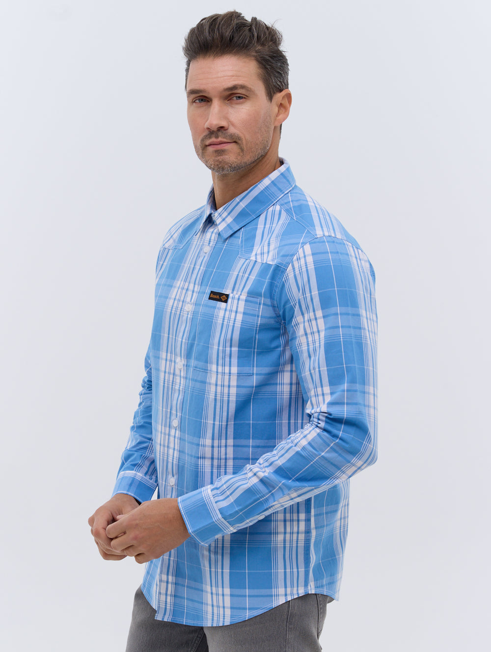 Zimma Long Sleeve Check Shirt -