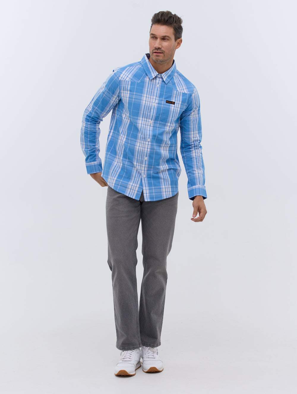 Zimma Long Sleeve Check Shirt -