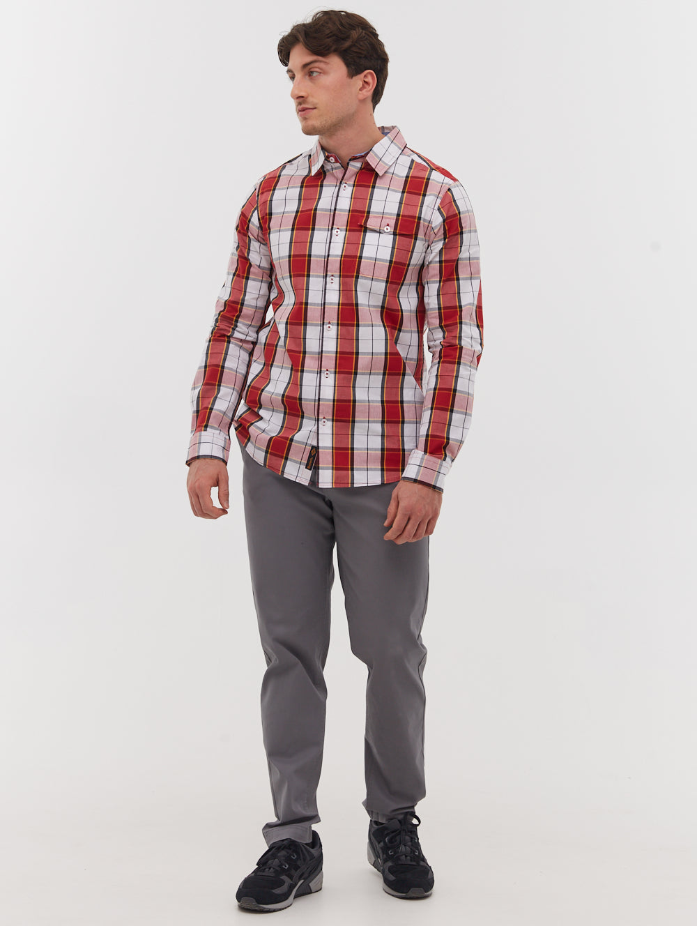 Marcin Long Sleeve Check Shirt -