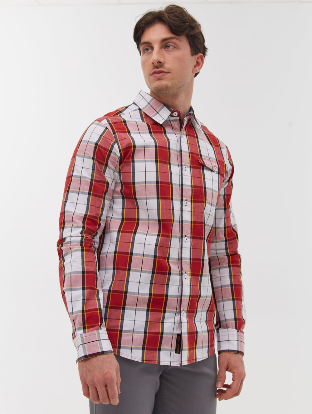 Marcin Long Sleeve Check Shirt -