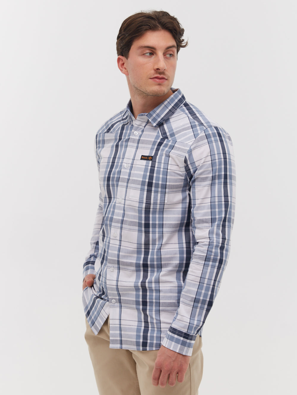 Mykos Long Sleeve Check Shirt -