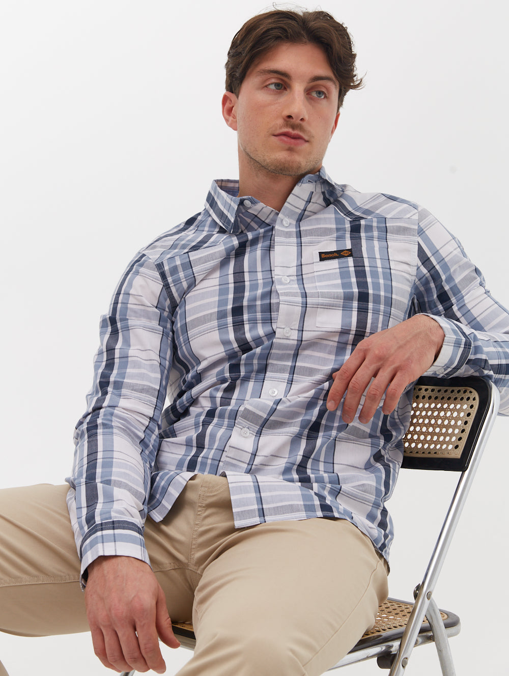 Mykos Long Sleeve Check Shirt -