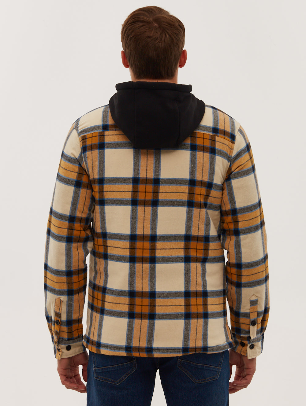 Sinatra Hooded Flannel Check Shirt