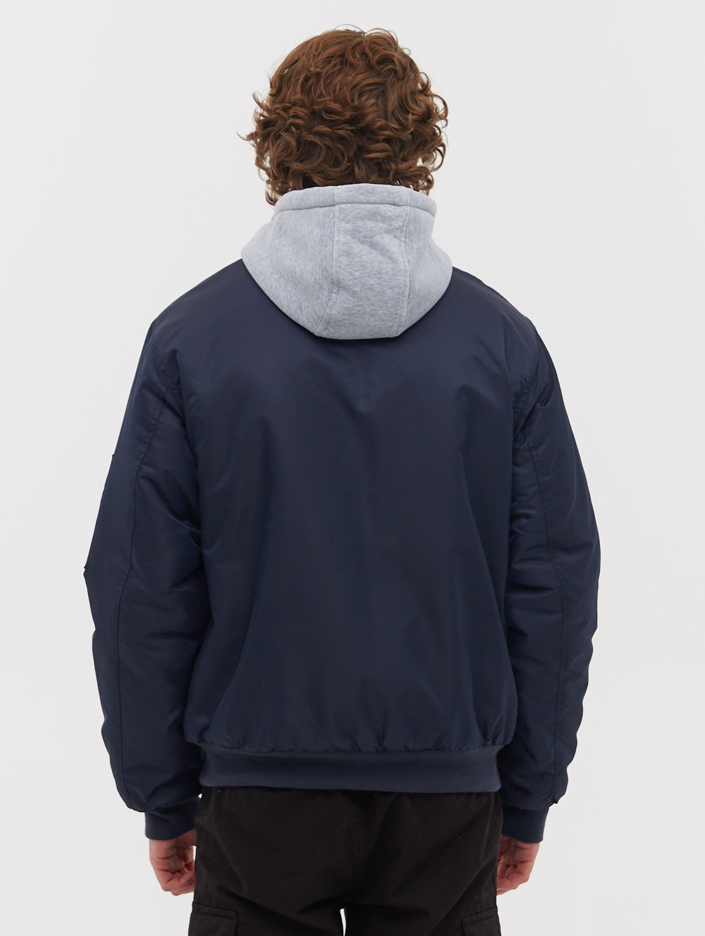 Bomper Fleece Hood Bomber Jacket