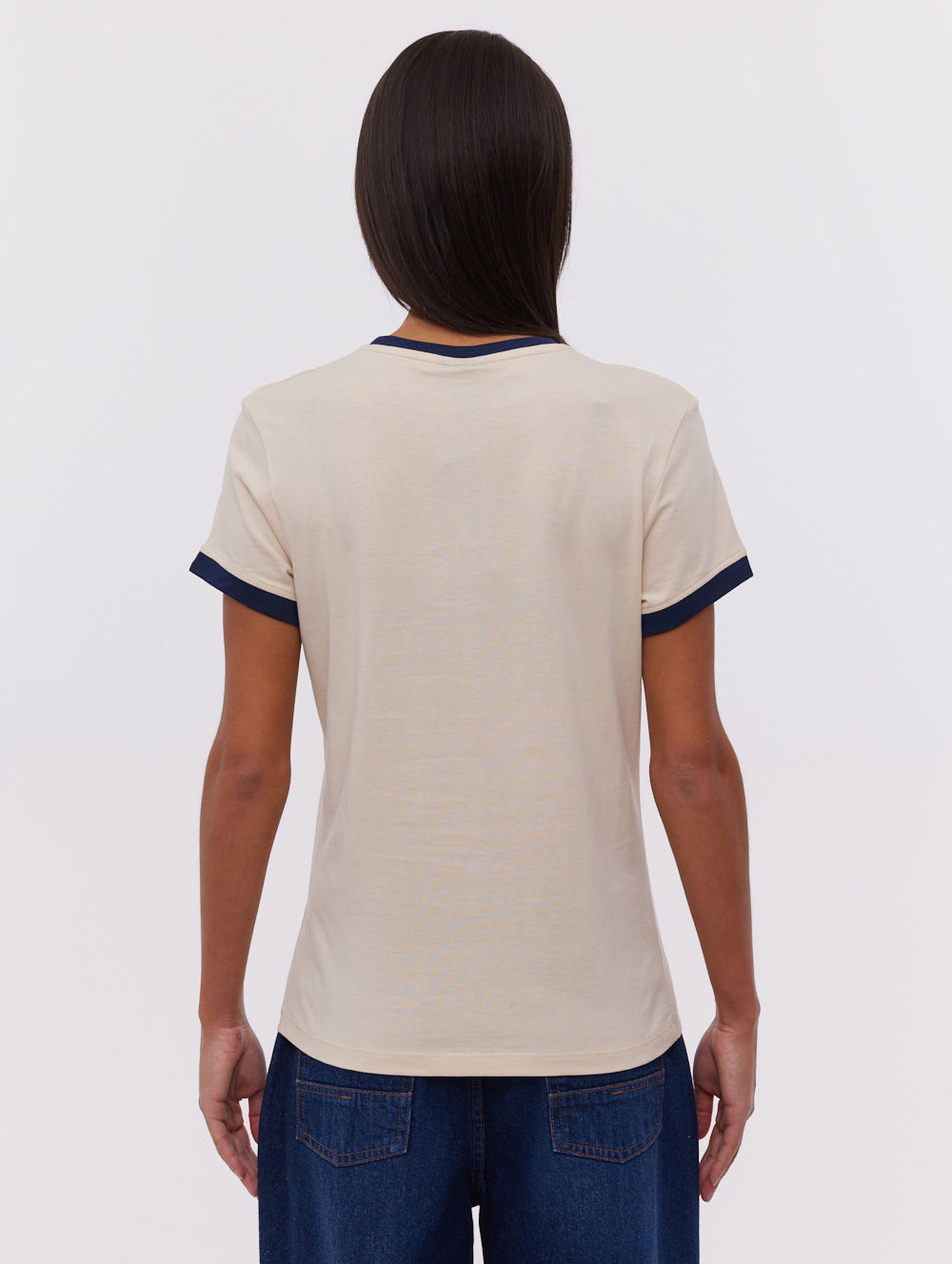 Vivica Embroidered Ringer T-Shirt