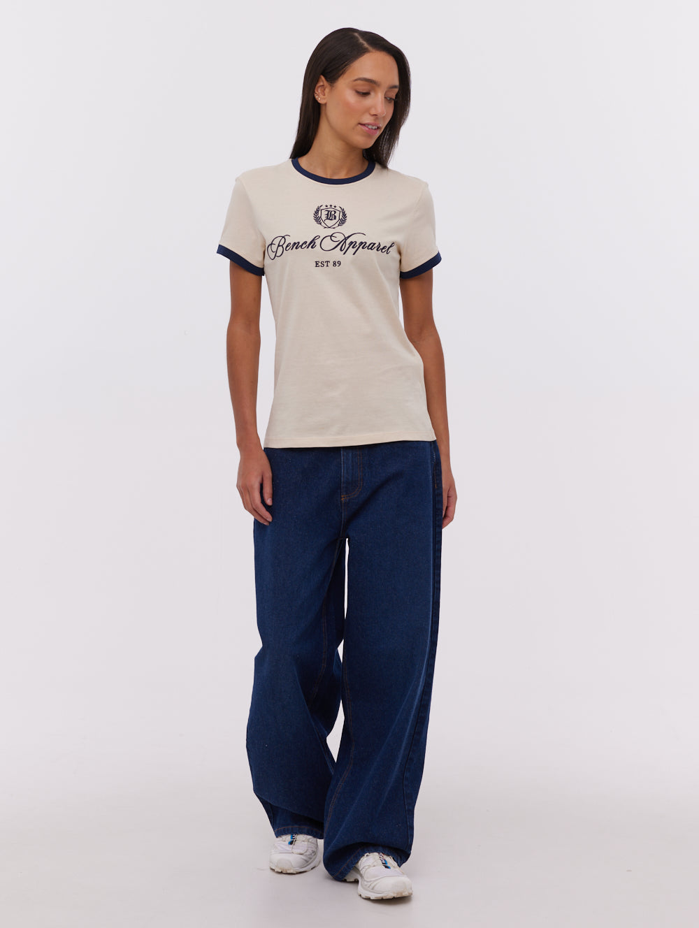 Vivica Embroidered Ringer T-Shirt