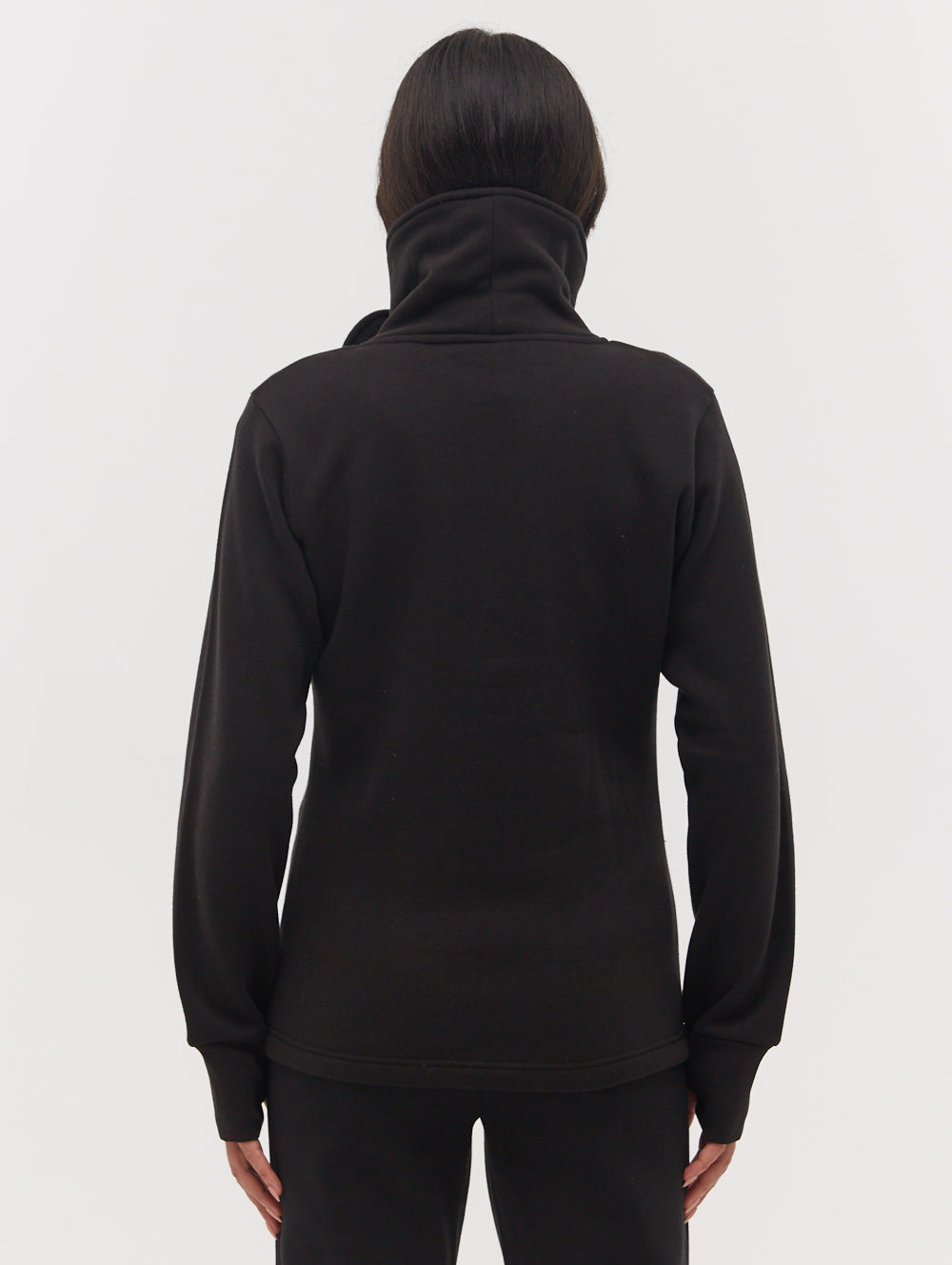 Haylo Wrap Neck Zip-Up