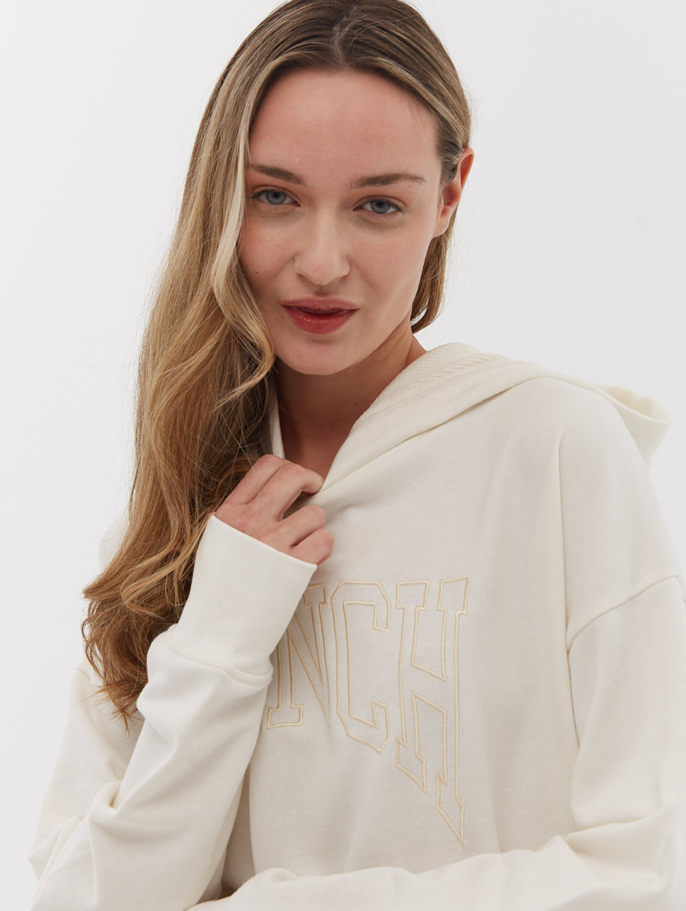 Dulcie Athletic Logo Oversize Hoodie -