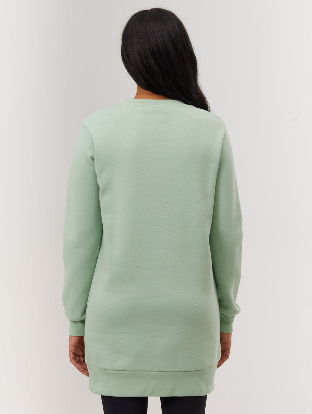 Urlenne Collegiate Logo Crew Neck Sweatshirt Dress