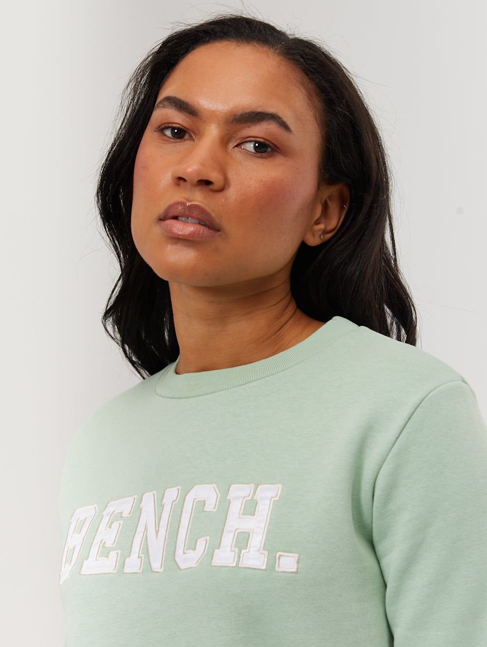 Urlenne Collegiate Logo Crew Neck Sweatshirt Dress