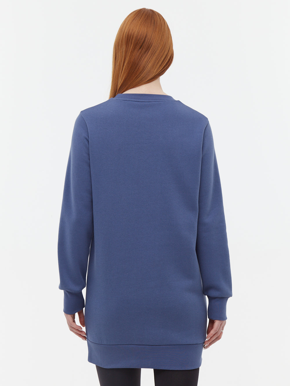 Urlenne Collegiate Logo Crew Neck Sweatshirt Dress