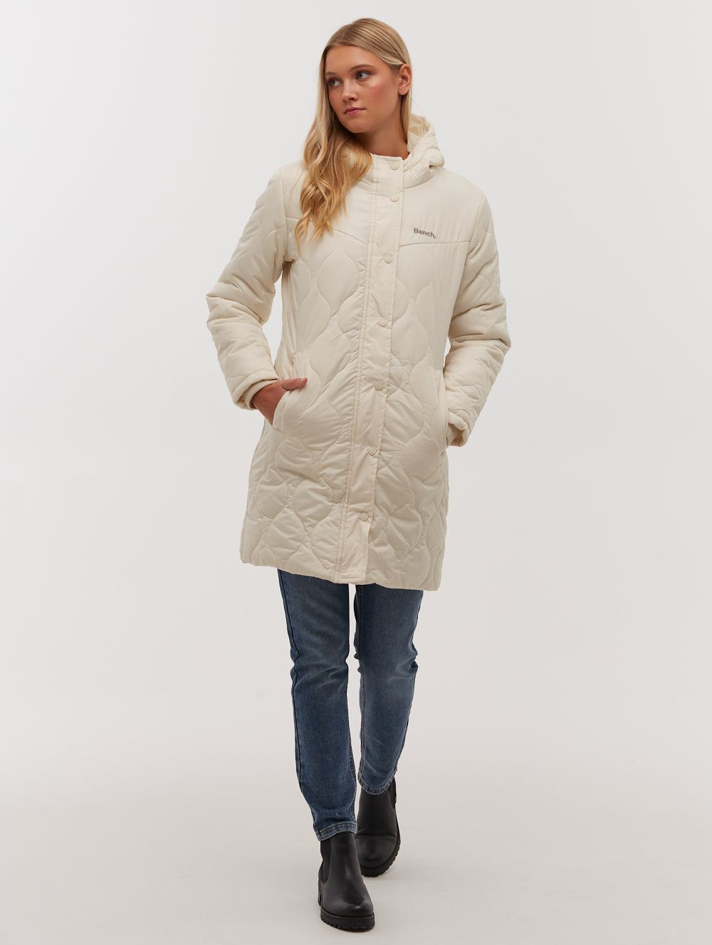 Dakoah Honeycomb Quilted Midi Jacket