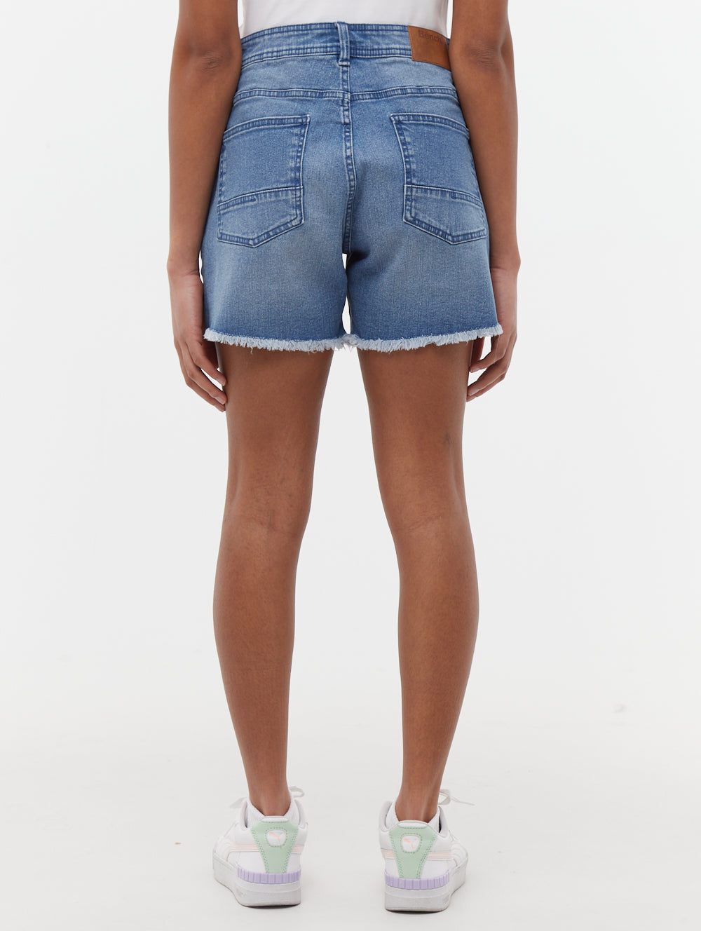 Kaylie High Rise Jean Shorts