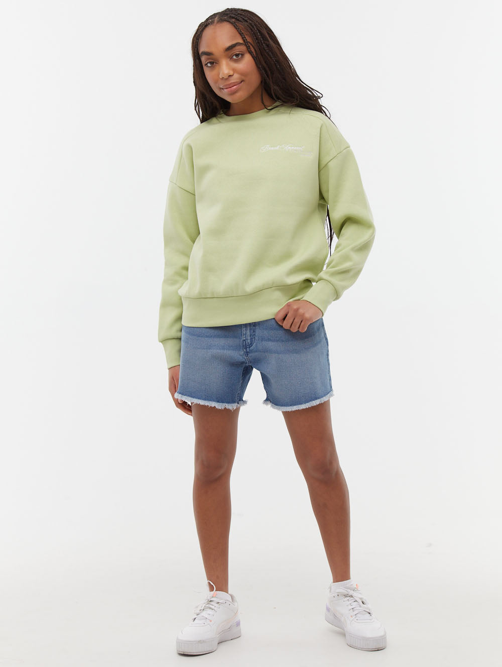 Kaylie High Rise Jean Shorts