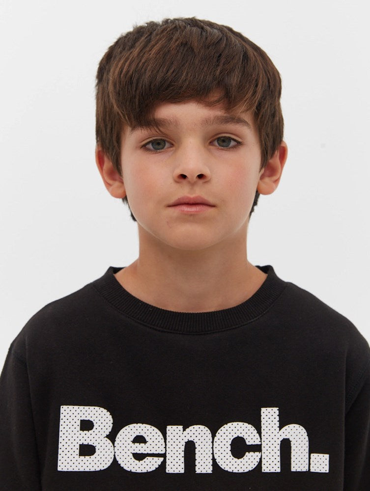 Boys Tipster Perforated Logo Crew Neck Sweatshirt - BN3E118662